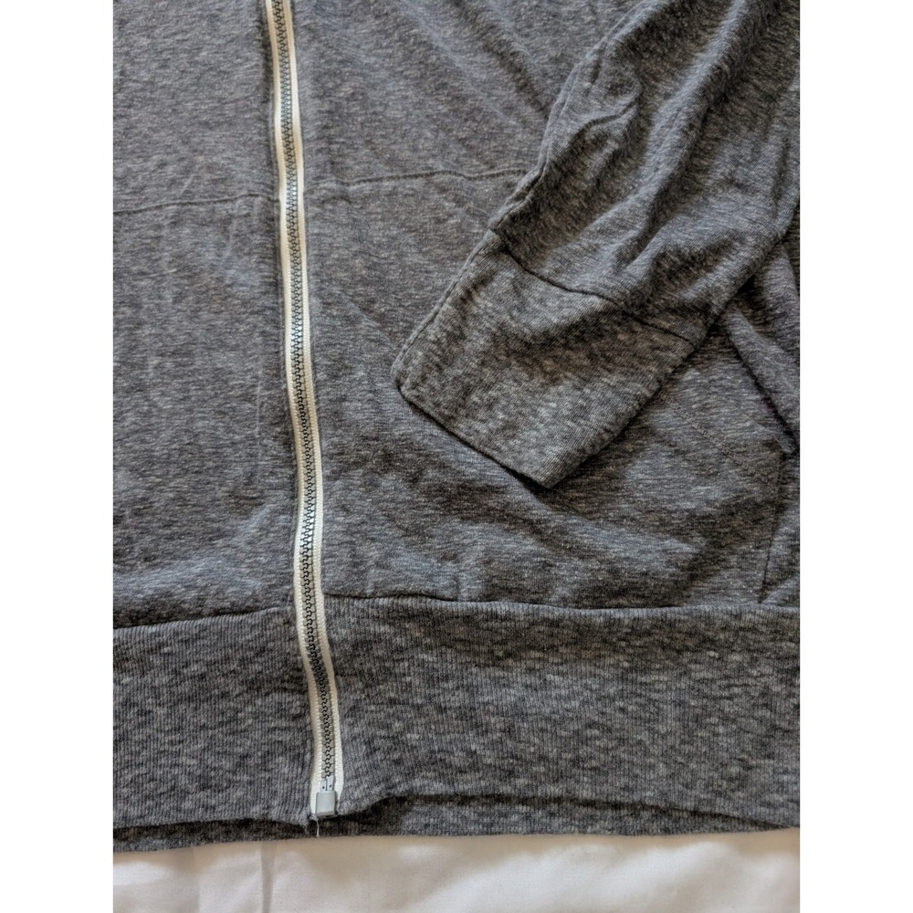 Blue Generation Women's Medium Xavier University Gray Logo Full-Zip Sweatshirt - Picture 2 of 7
